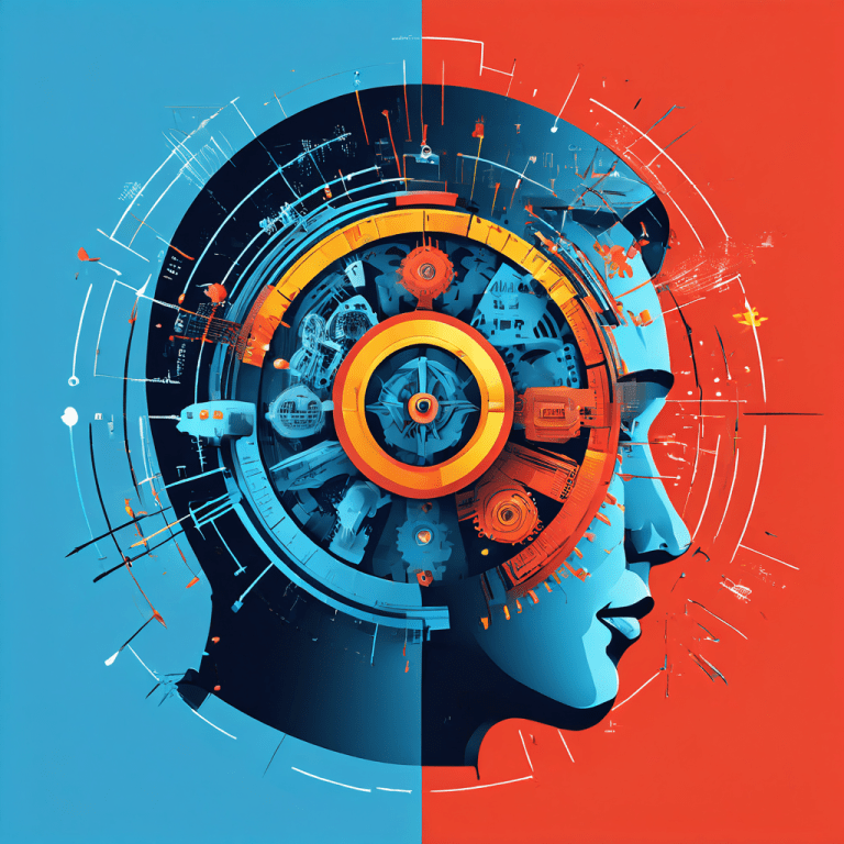 사기범의 마음을 가상으로 해부해 취약한 사람을 겨냥하는 심리적 장치가 톱니바퀴처럼 맞물려 돌아가는 모습이다.